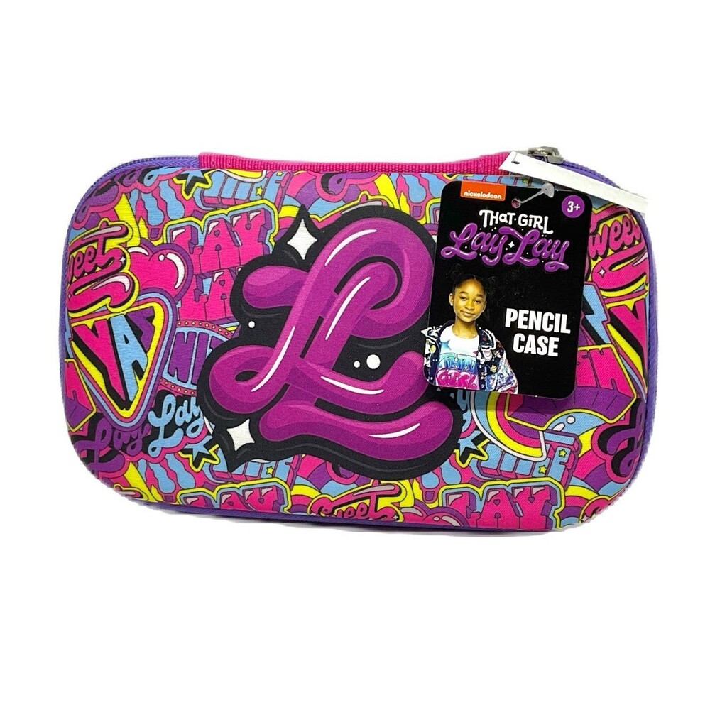 Nickelodeon “That Girl Lay-Lay” Pencil Case with Pencils & Crayons